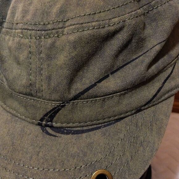 Bud Light Military Style Cadet Cap Army Green - Picture 10 of 11